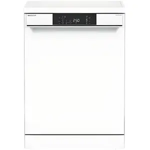 Lave vaisselle 60 cm SHARP QWNA1FF45DW 16 couverts 59.8cm 45db Blanc pas cher
