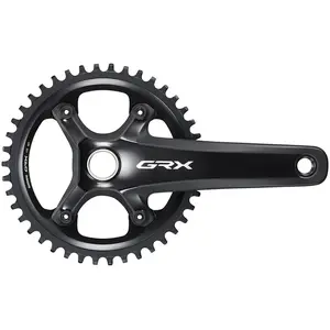Pédalier mono Shimano GRX FC-RX810 11V - aluminium - Noir - 175 mm pas cher