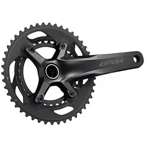 Shimano GRX FC-RX600 GRX Pédalier 46/30 double 10 vitesses design 2 pièces 172,5 mm Noir EFCRX600102DX60 pas cher