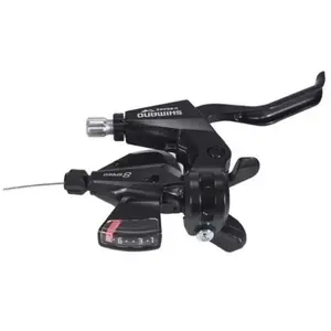 Levier/manette vtt 8vx3. shimano acera/altus v-brake noir m310 (pr) pas cher