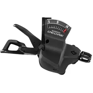 Manette vélo VTT droite Shimano STI Deore M5130 Linkglide - noir - 10 vitesses pas cher