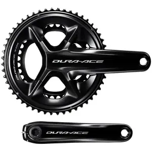 Pédalier 12 vitesses Shimano Dura-Ace FC-R9200 - noir - 12 vitesses/52/36T pas cher