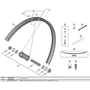 Shimano Kit De Rayons Et Mamelons 300 Mm Wh-m9200-tl-f15-b-29 Ewhspoke... pas cher