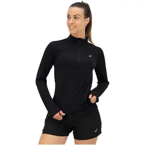 ASICS Haut Zippé Core Femme - Black, Black MVendu pari-run