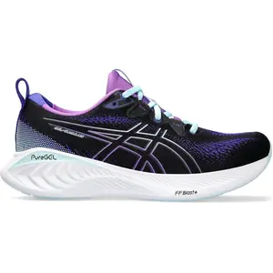 ASICS Gel-Cumulus 25 Chaussure de course de route pour femme, Black Aquamarine, 39.5 EU pas cher