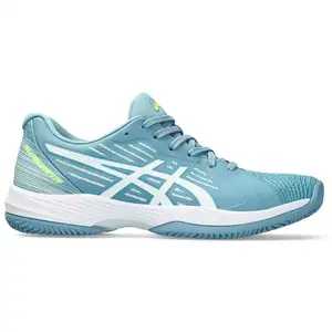 ASICS Solution Swift FF Clay, Baskets Femme, EU, Gris Blue White, 39.5 EU pas cher