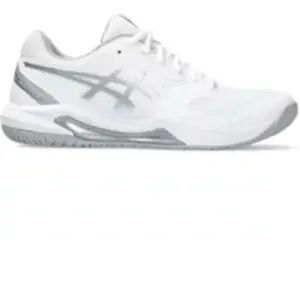 ASICS Dedicate 8 Femmes Chaussures de Tennis Blanc Argent, White Pure Silver, 36 EU