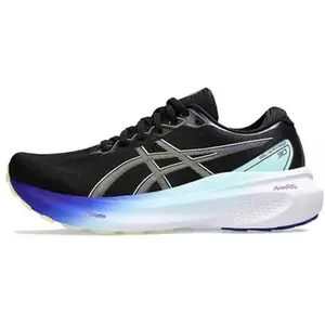 ASICS - Gel Kayano 30, Sneaker pour femme, noir/jaune brillant, 36 EU, Black Glow Jeune, 36 EU pas cher