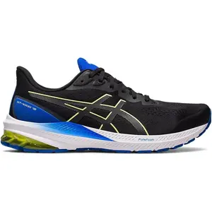 ASICS GT 1000 12 Homme Bleu Orange, Black Glow Yellow, 46 EU pas cher
