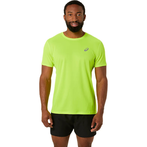 Asics Core Short Sleeve Top Homme Jaune pas cher