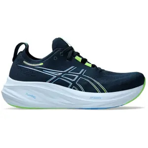 ASICS Baskets Gel-Nimbus 26 pour homme, French Blue Electric Lime, 46.5 EU
