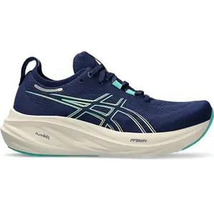 ASICS Gel-nimbus 26 Femme Baskets, Blue Expanse Aurora Green, 38 EU pas cher