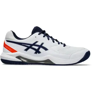ASICS Gel Dedicate 8 Chaussures de tennis pour homme, Étendue blanche et bleue, 46 EU pas cher