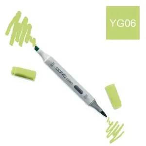 Stylo feutre Copic Ciao double pointe - YG06 Yellowish Green pas cher