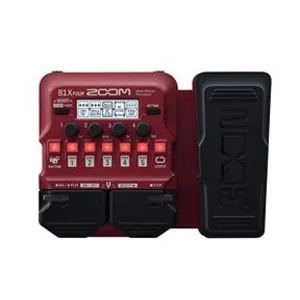 Zoom B1X FOUR - Multieffet pour basse - avec pédale d'expression pas cher