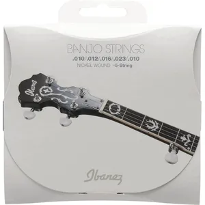 Comparateur de prix : Ibanez IBJS5 - Jeu de 5 cordes pour banjo - Filé nickel - Medium 10-23