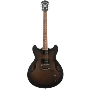 Ibanez - Guitare électrique Ibanez AS53-TKF - noir transparent pas cher