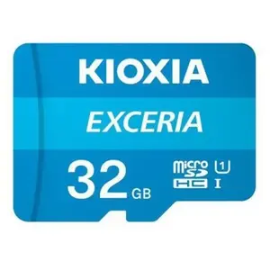 Micro SD Memory Card with Adaptor Kioxia Exceria UHS-I Class 10 Blue