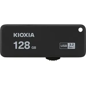 KIOXIA TransMemory U365 - 128 GB - USB Type-A - 3.2 Gen 1 (3.1 Gen 1) - 150 MB/s - Slide - Black pas cher