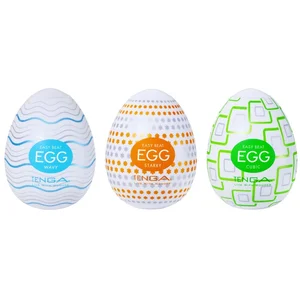Tenga Variety Pack No. 1 - 3 Egg Masturbators - 3 Structuren - 3 Sensa...Vendu parbol