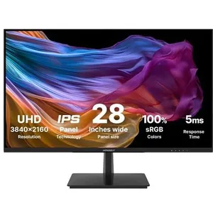 Écran PC - JAPANNEXT - 28" 4K UHD - IPS - 60Hz - 1 DP 1.2 - 2 HDMI 2.0 pas cher