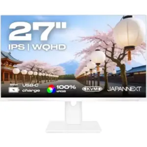 Ecran PC JAPANNEXT JN-I27QR-C65W-HSP 27'' IPS Blanc pas cher