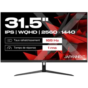 JAPANNEXT Gamingmonitor 31,5'' inch WQHD 165 Hz pas cher