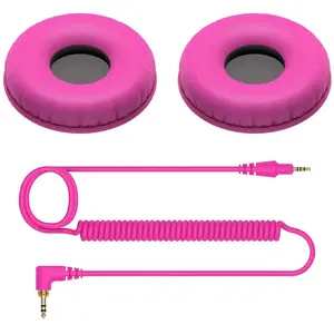Pioneer DJ HC-CP-08-V Coussinets et câble spiralé pour casque Pioneer ... pas cher