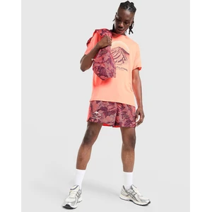 ASICS Short Fujitrail - Rouge, Rouge M pas cher