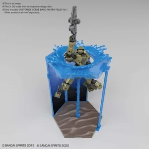 Bandai 30mm Customized Scene Base (Water Ver.) Plastic Model [Import Japonais] pas cher