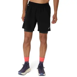 Comparateur de prix : Asics Short Road 2-in-1 7in