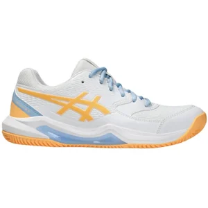Asics gel-dedicate 8 padel in de kleur wit.