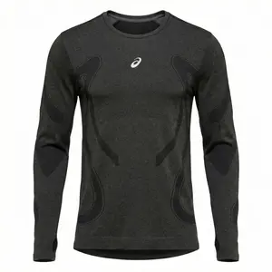 Road Seamless LS Hardloop T-shirt Heren Performance Black XL