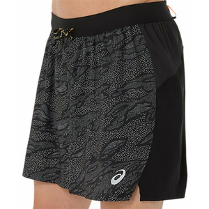 Comparateur de prix : Asics Short Fujitrail All Over Print 5in