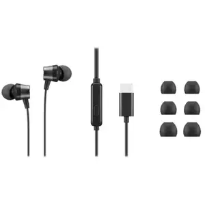 Lenovo Go - Écouteurs avec micro - intra-auriculaire - noir - pour Thi... pas cher