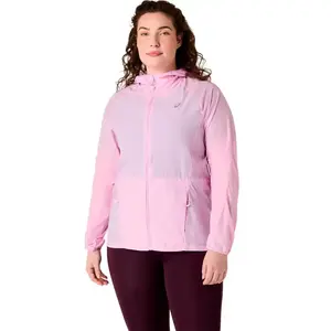 ASICS Running Road Packable Jacket - Rose, Rose XL pas cher