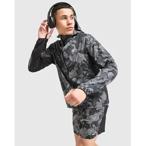 Comparateur de prix : ASICS Fujitrail All Over Print Jacket - Noir, Noir S