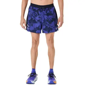 Asics Short Fujitrail All Over Printed 5in pas cher