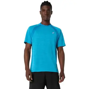 Comparateur de prix : ASICS Road T-Shirt - Bleu, Bleu S