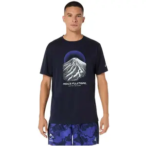 Comparateur de prix : T-shirt Asics Fujitrail SS Noir Violet, Taille S