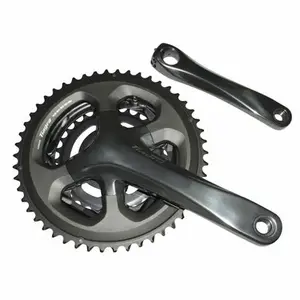Pedalier route shimano 10v. tiagra 4703 argent 170mm 50-39-30 pas cher