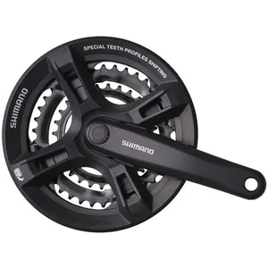 Comparateur de prix : Pédalier SHIMANO FC-TY501 Vierkant 6/7/8-fach, Noir, 175 mm - Mixte