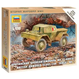 Comparateur de prix : Zvezda Maquette Véhicule Militaire : Automitrailleuse Daimler Mk.I-Zvezda