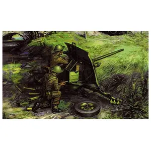 Zvezda Canon Britannique 2 Pder Et 2 FigurinesVendu parbol