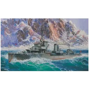Maquette bateau : destroyer allemand z-17 zvezda pas cher