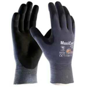 ATG FP - Gant de protection contre les coupures MaxiCut® Ultra 44-3745 taille 9 bleu/noir en 388 catégorie epi ii nyl./fibre pas cher