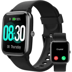 Montre Connectée Homme Femme Appel Bluetooth Smartwatch Sport Compatib... pas cher