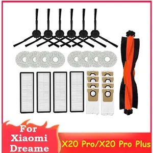 SODIAL Kit D'Accessoires 27 Pièces pour Xiaomi Dreame X20 Pro/X20 Pro plus Robot Aspirateur PièCes de Rechange de Nettoyage MéNager pas cher