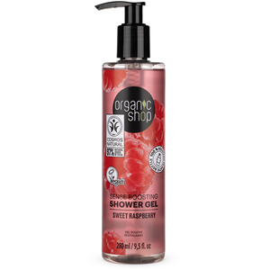 Organic Shop Gel douche revitalisant Framboise Vegan Naturel 280ml pas cher
