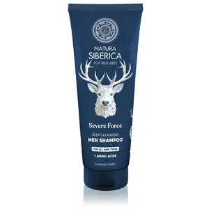 Natura Siberica, Shampoing, Men Severe Force Deep Cleansing Shampoo for All Hair Types pas cher